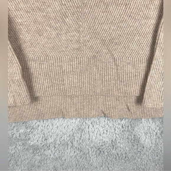 Vince Crew Neck Long Sleeves Ribbed Wool & Yak Tunic M - Picture 4 of 7